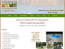 Tablet Screenshot of fourseasonsraystown.com